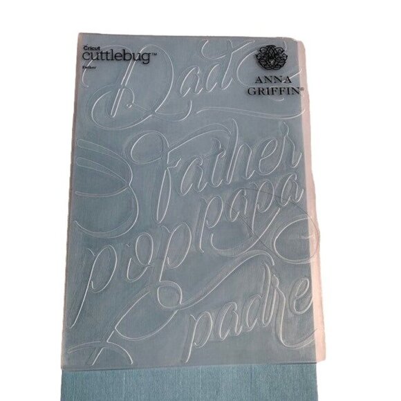 Anna Griffin Father Embossing Folder - Picture 1 of 2
